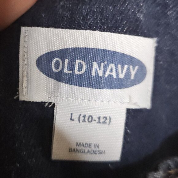 Old Navy Girls Denim Shorts Overalls 10-12 - Picture 5 of 6